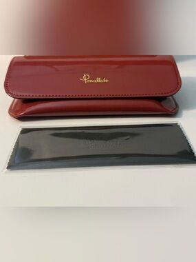 Pomellato Glossy Red Patent Eyewear case